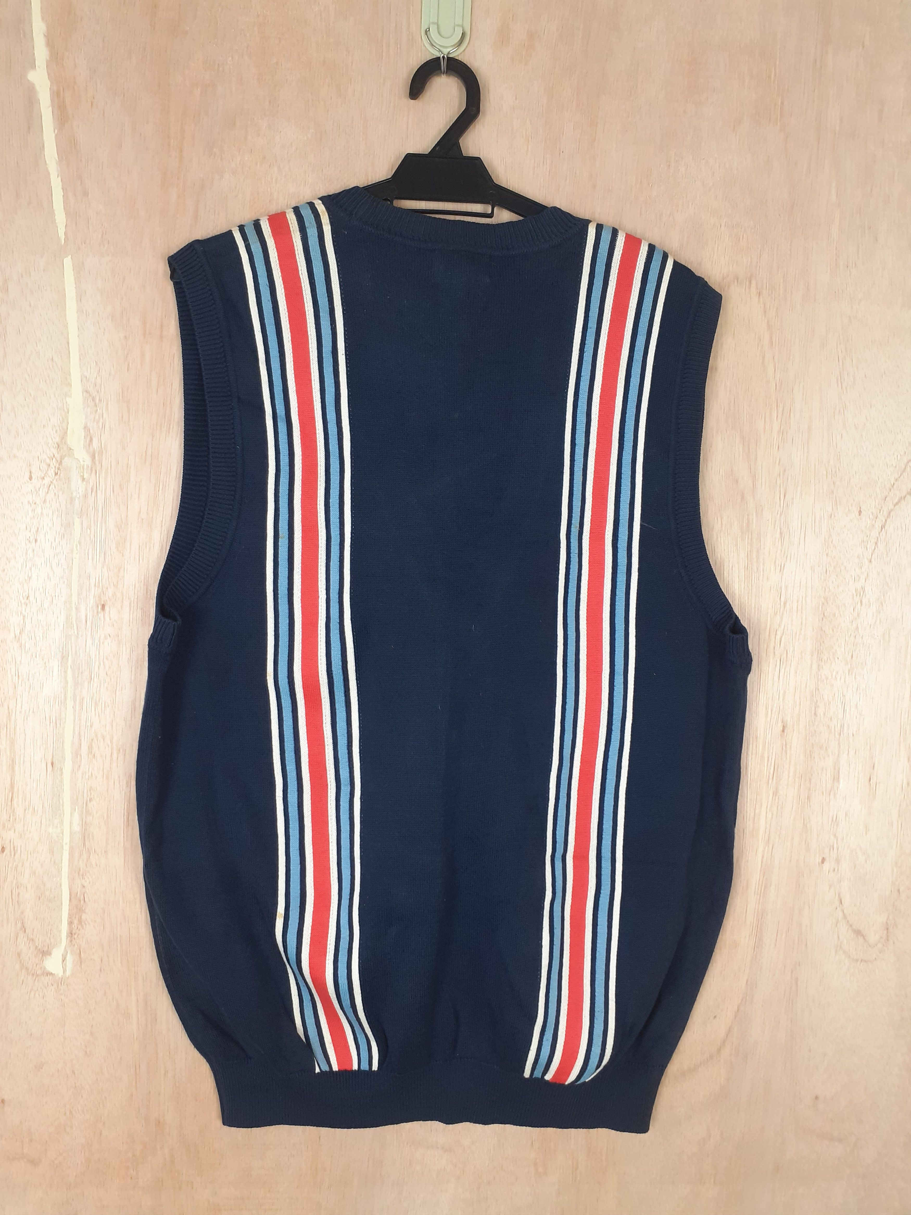 Japanese Brand × Vintage Pearly Gates dark blue cardigan vest #3635 Size US L / EU 52-54 / 3 - 10 Thumbnail