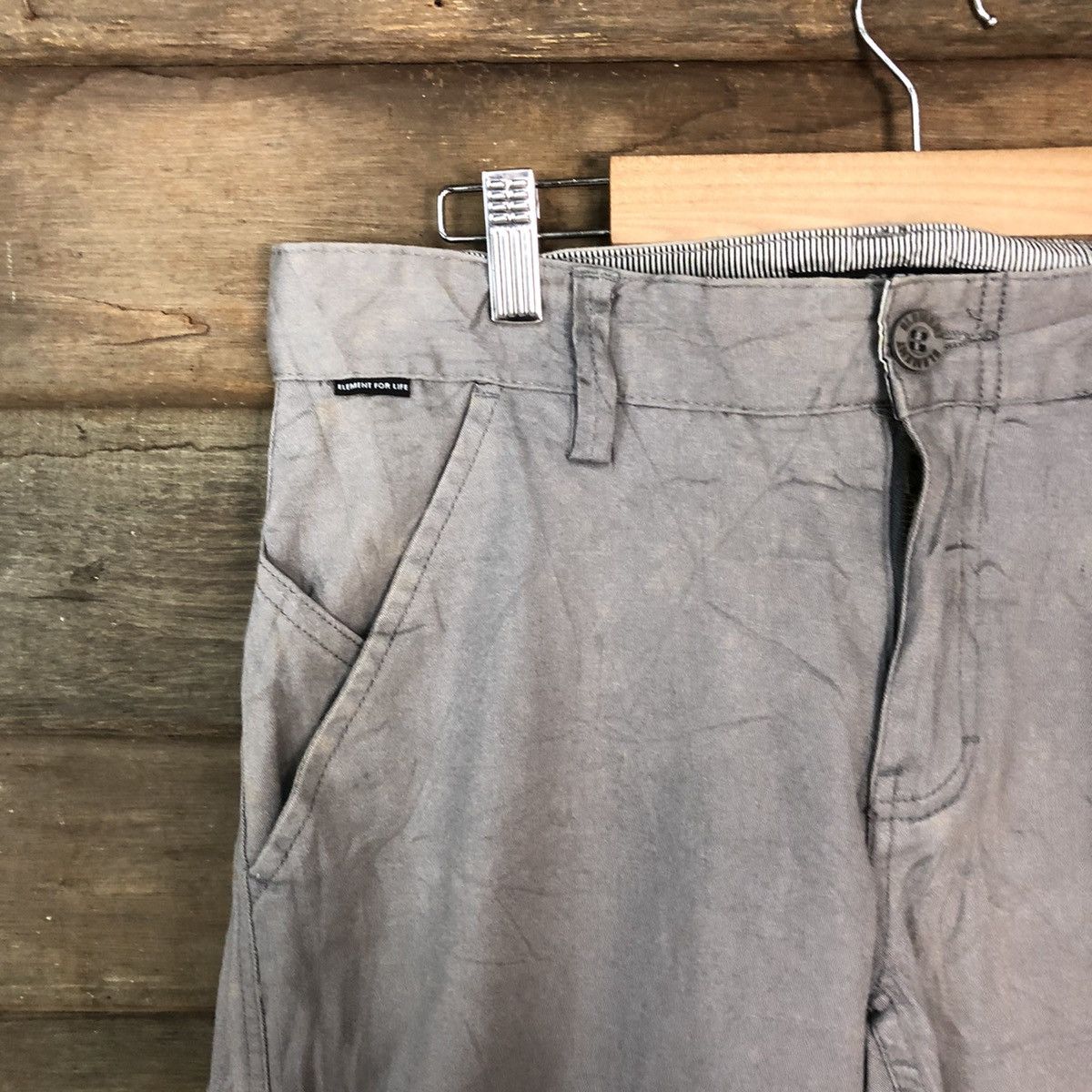 Element Element For Life faded Grey Cargo Pants #6895 Size US 30 / EU 46 - 4 Thumbnail