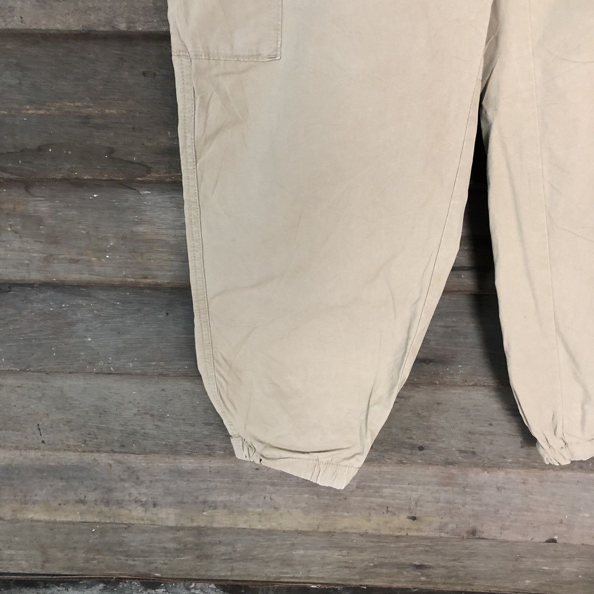 Japanese Brand Uniqlo Brown utility jogger streetwear Cargo Pants #6887 Size US 27 - 8 Thumbnail
