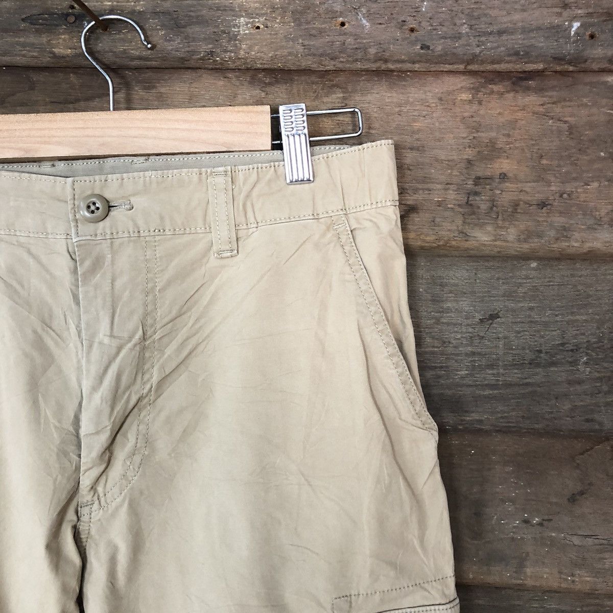 Japanese Brand Uniqlo Brown utility jogger streetwear Cargo Pants #6887 Size US 27 - 5 Thumbnail
