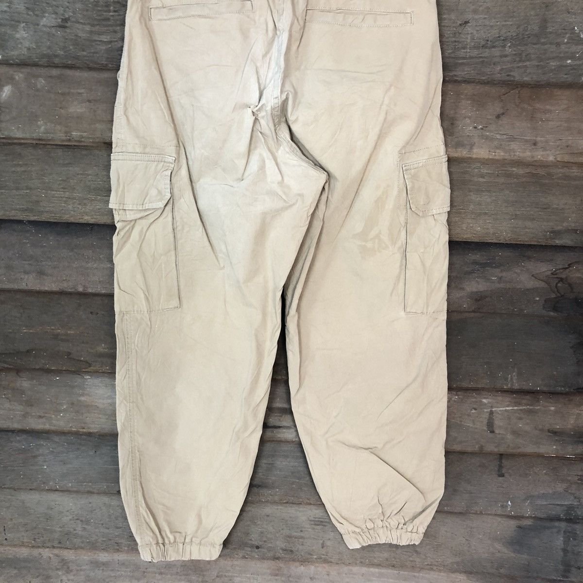 Japanese Brand Uniqlo Brown utility jogger streetwear Cargo Pants #6887 Size US 27 - 12 Thumbnail