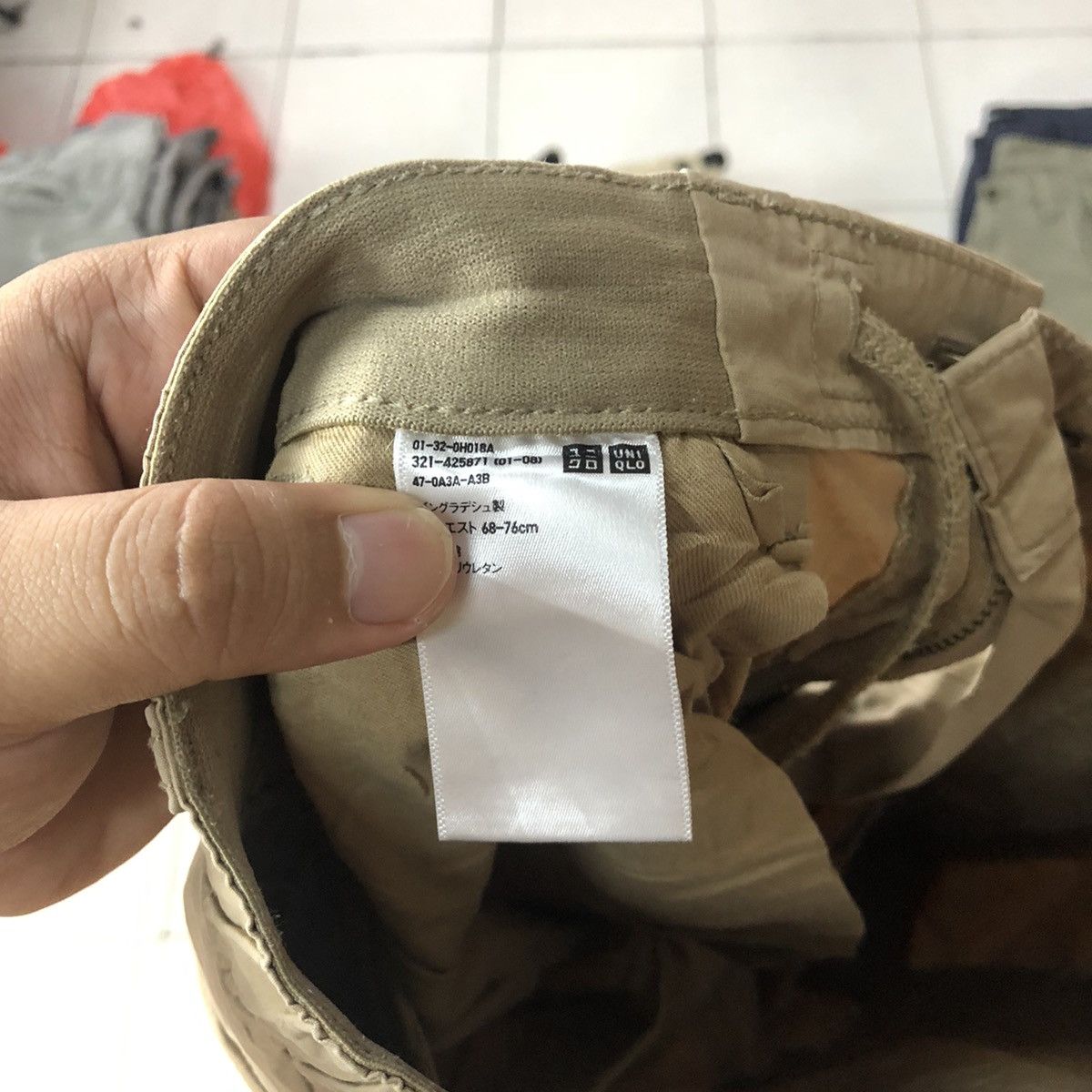 Japanese Brand Uniqlo Brown utility jogger streetwear Cargo Pants #6887 Size US 27 - 16 Thumbnail