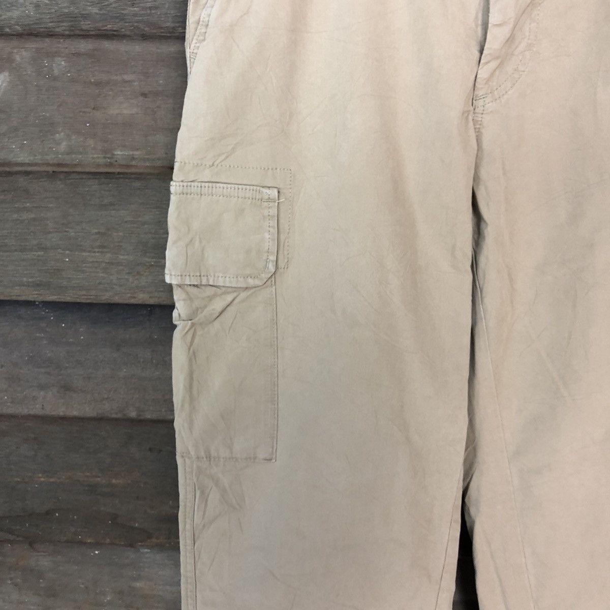 Japanese Brand Uniqlo Brown utility jogger streetwear Cargo Pants #6887 Size US 27 - 6 Thumbnail