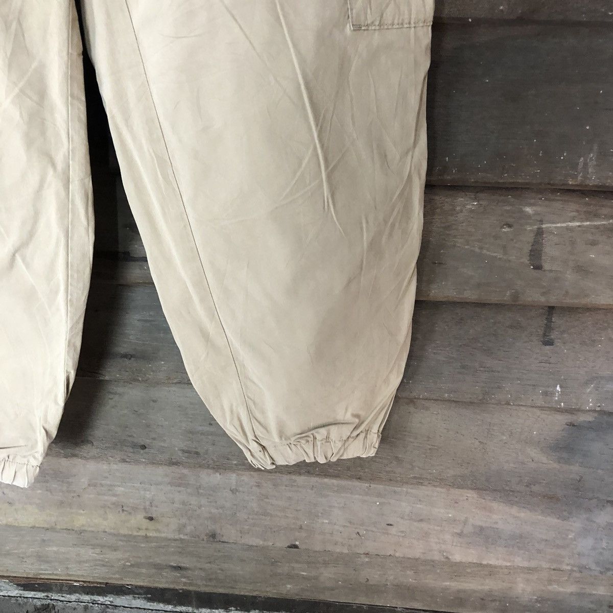 Japanese Brand Uniqlo Brown utility jogger streetwear Cargo Pants #6887 Size US 27 - 9 Thumbnail