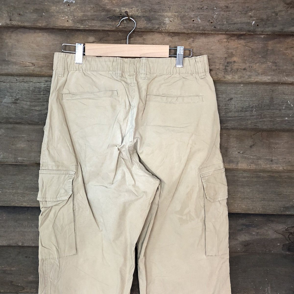 Japanese Brand Uniqlo Brown utility jogger streetwear Cargo Pants #6887 Size US 27 - 11 Thumbnail