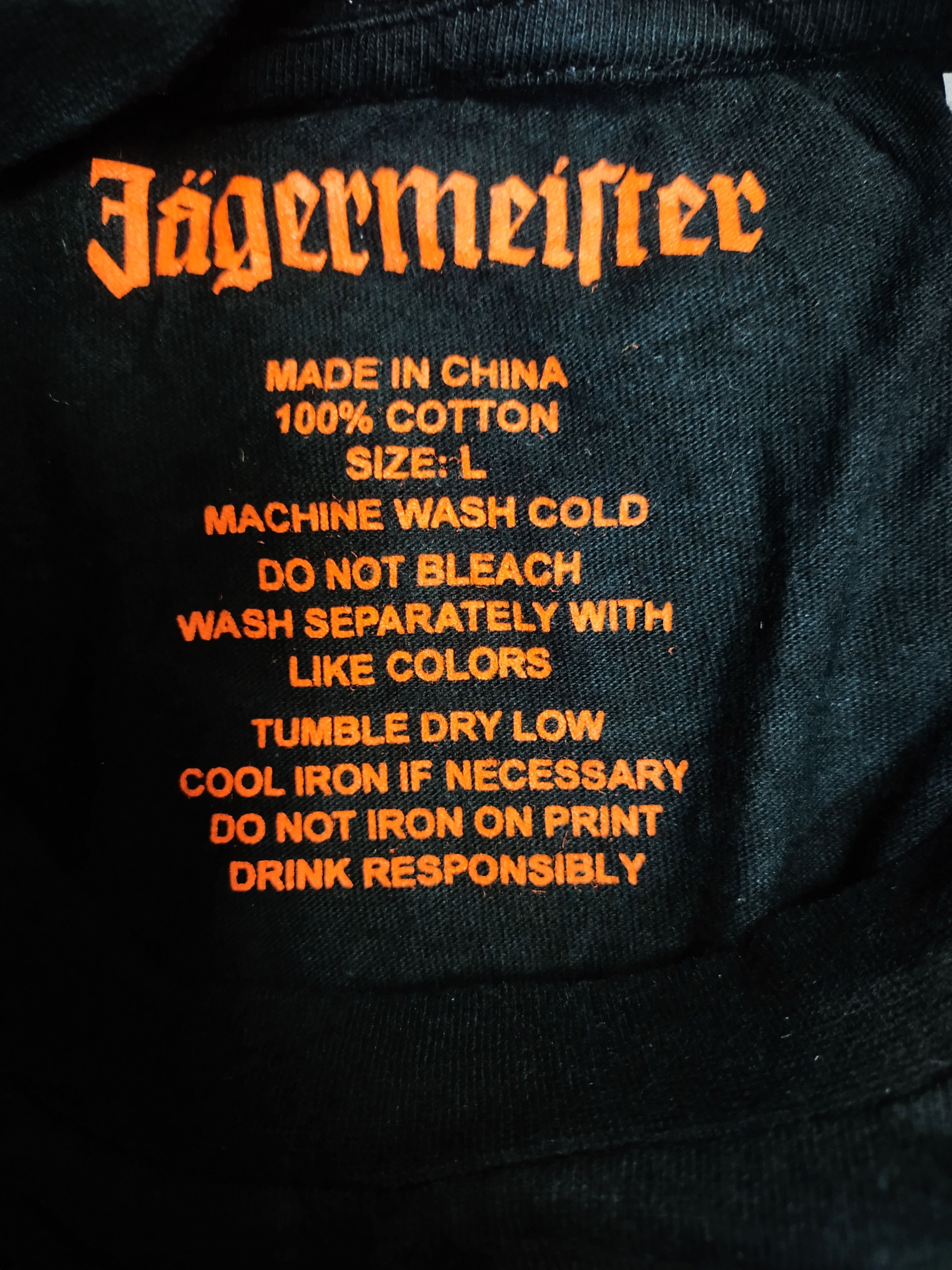 Jagermeister Jagermeister Bike Week Black T-shirt #3553 Size US L / EU 52-54 / 3 - 12 Thumbnail