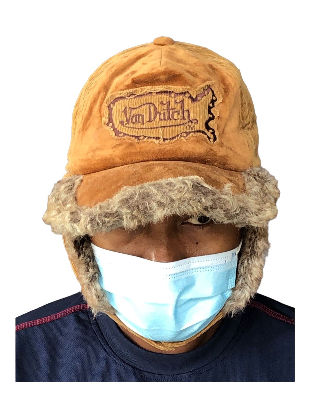 Von Dutch 🔥Mega Rare 🔥Von Dutch Mink Fur Corduroy Snow