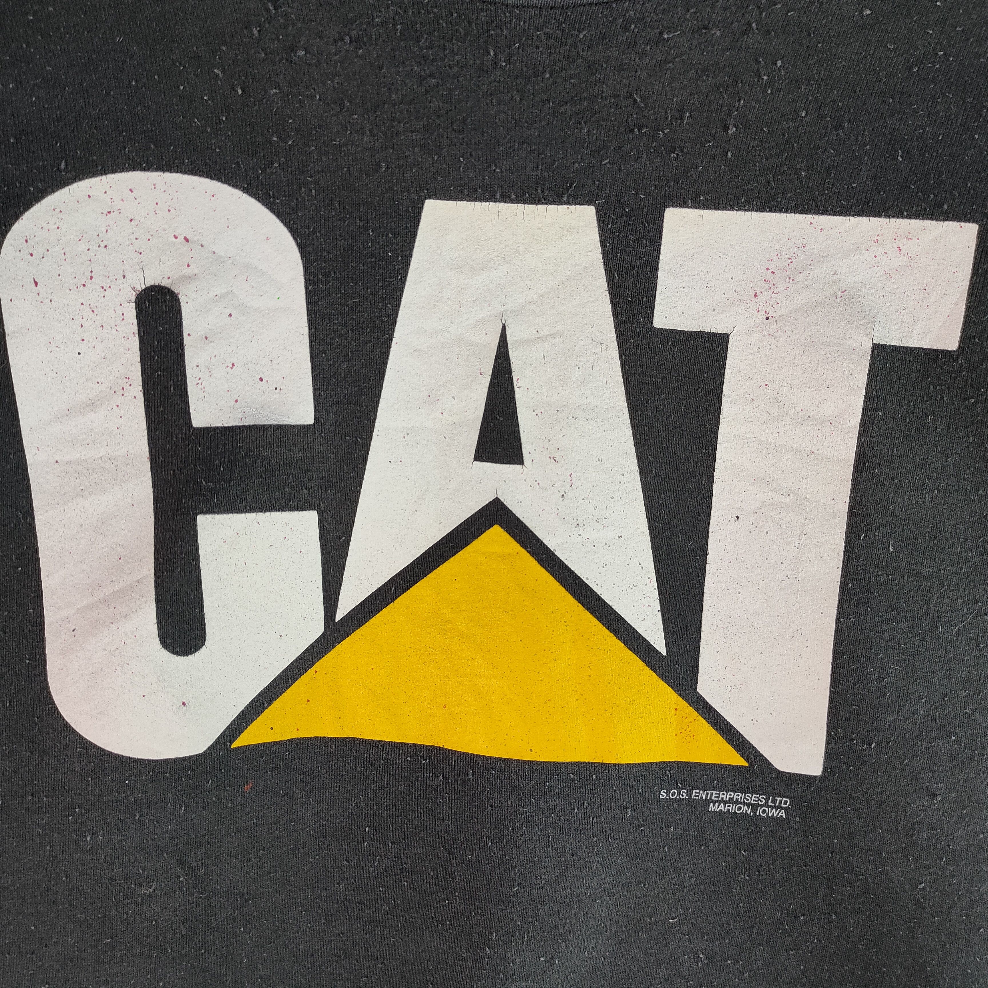 Caterpillar CAT Extra Big Logo Made in USA Design Sweatshirt Size US XL / EU 56 / 4 - 2 Thumbnail
