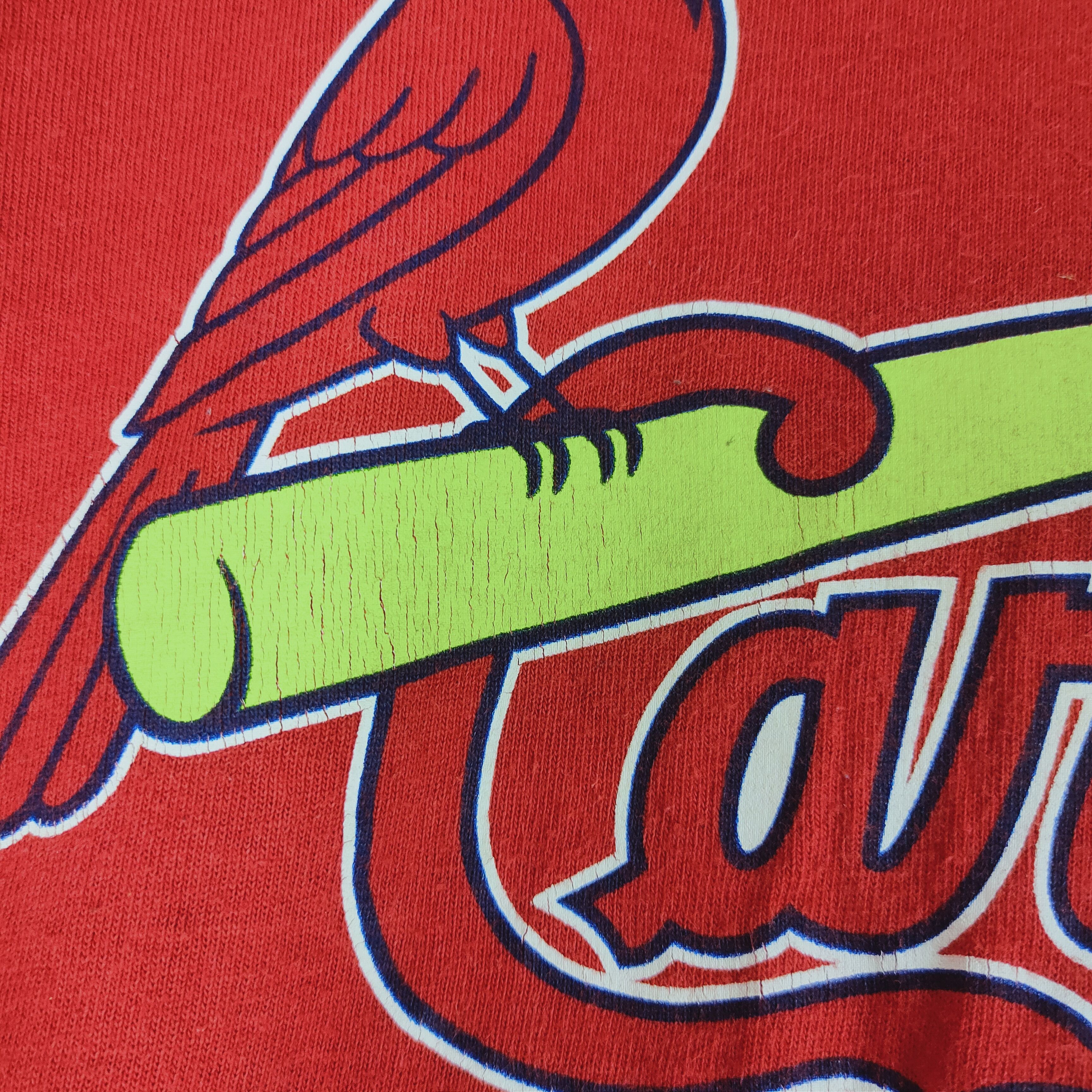 Majestic Rare🔥MLB CARDINALS SHIRT Big Logo Molina #4 Red Size US L / EU 52-54 / 3 - 3 Thumbnail
