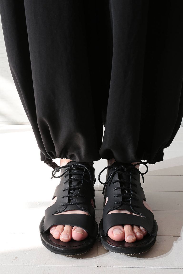 Yohji Yamamoto YOHJI YAMAMOTO Pour Homme SS20 lace up sandals leather shoes Size US 7.5 / EU 40-41 - 6 Thumbnail