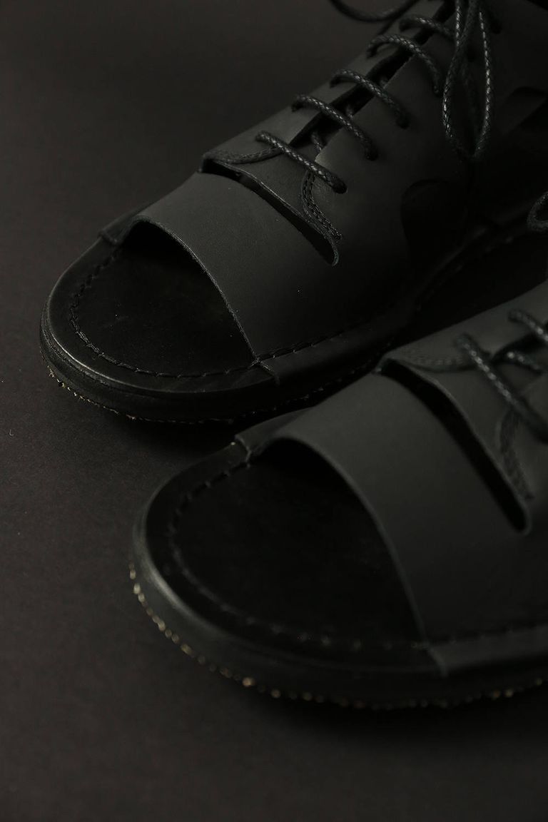 Yohji Yamamoto YOHJI YAMAMOTO Pour Homme SS20 lace up sandals leather shoes Size US 7.5 / EU 40-41 - 3 Thumbnail