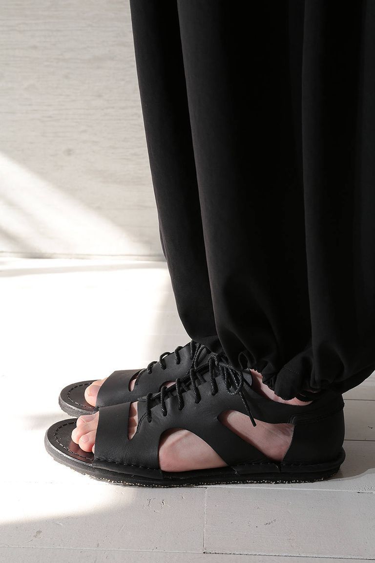 Yohji Yamamoto YOHJI YAMAMOTO Pour Homme SS20 lace up sandals leather shoes Size US 7.5 / EU 40-41 - 7 Thumbnail