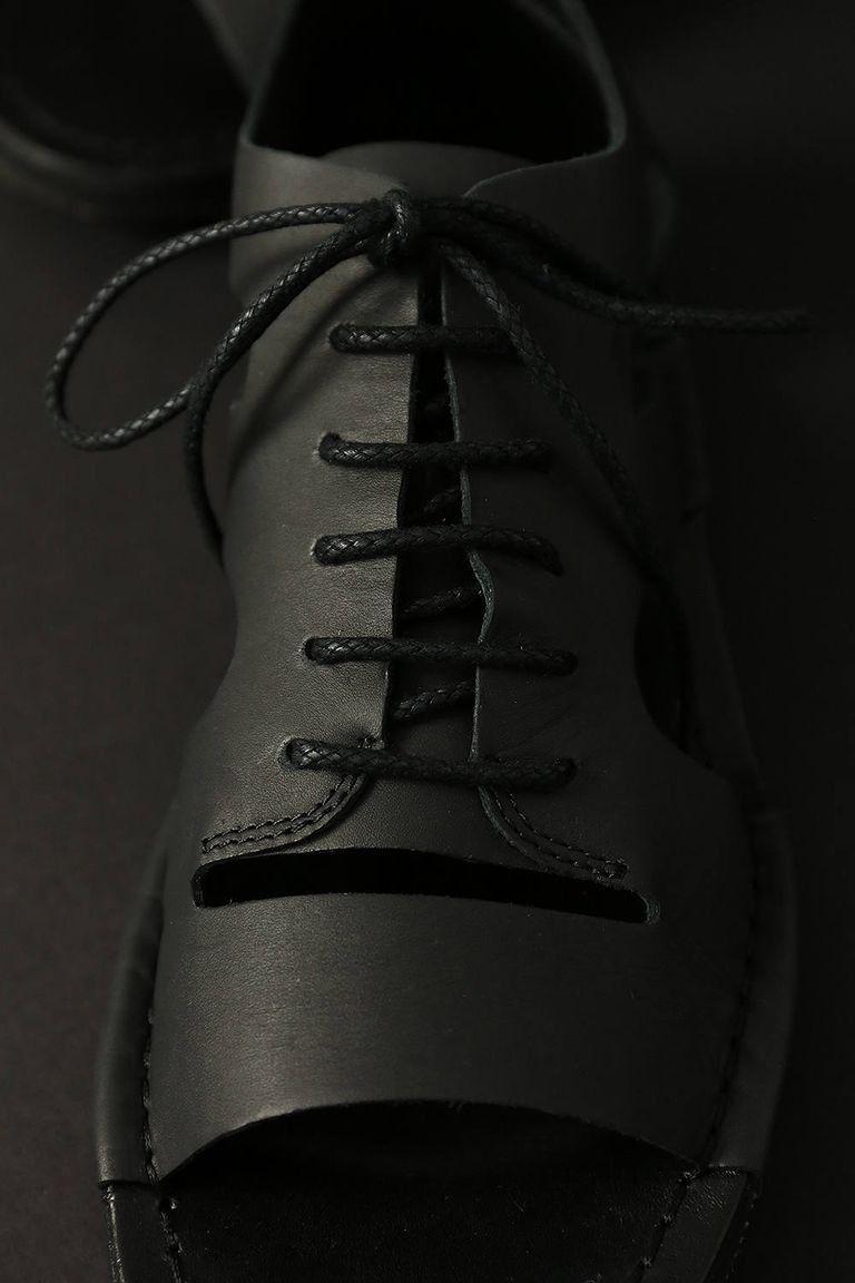 Yohji Yamamoto YOHJI YAMAMOTO Pour Homme SS20 lace up sandals leather shoes Size US 7.5 / EU 40-41 - 2 Thumbnail