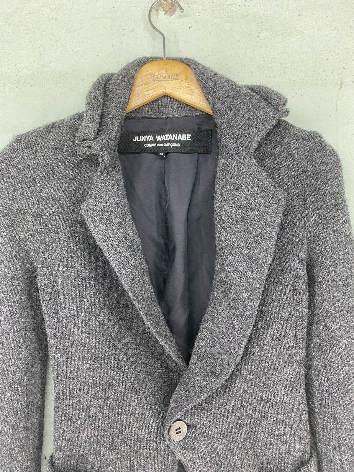 Comme des Garcons Junya Watanabe x Comme Des Garçons Wool Cardigan Blazer Size XS / US 0-2 / IT 36-38 - 2 Thumbnail