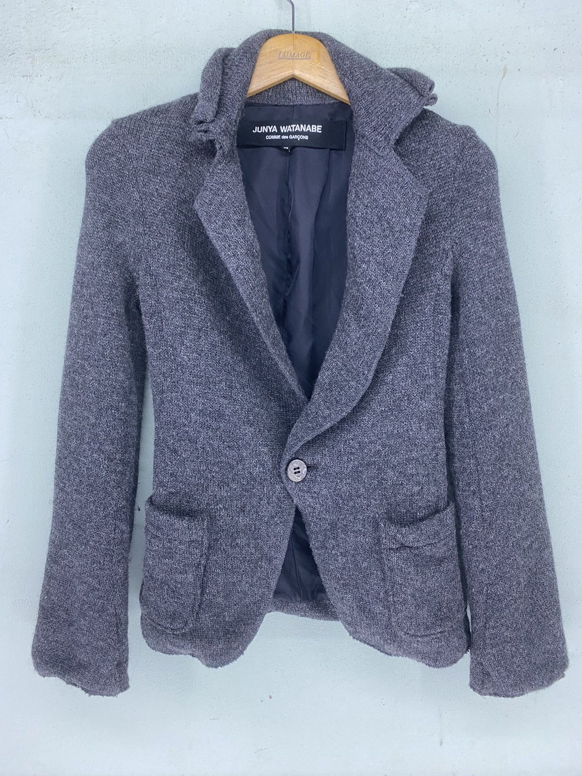 Comme des Garcons Junya Watanabe x Comme Des Garçons Wool Cardigan Blazer Size XS / US 0-2 / IT 36-38 - 1 Thumbnail