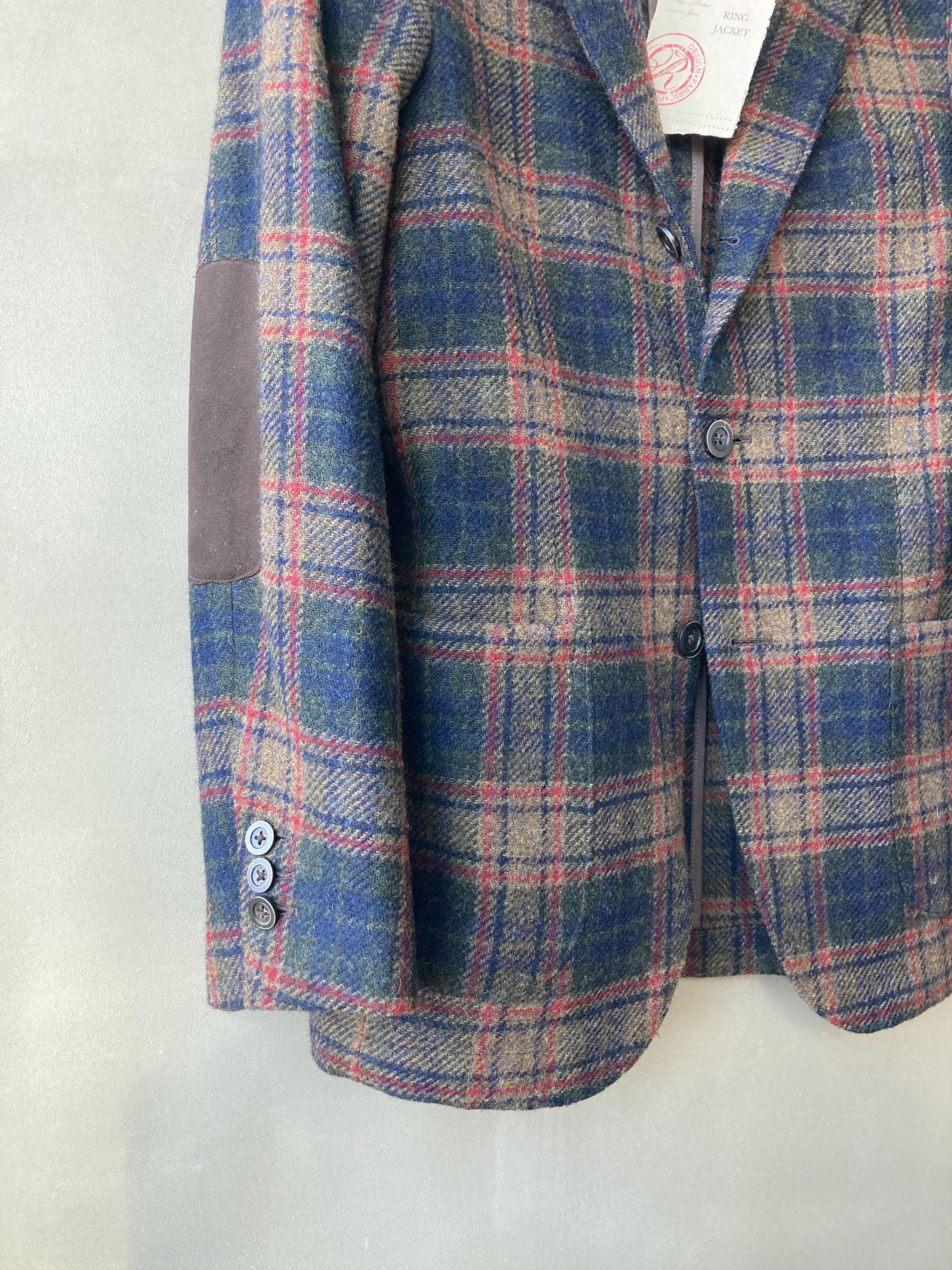 Ring Jacket elento by Ring Jacket Mens Japan Blazer Tweed Hunting Jacket Size 42S - 2 Thumbnail