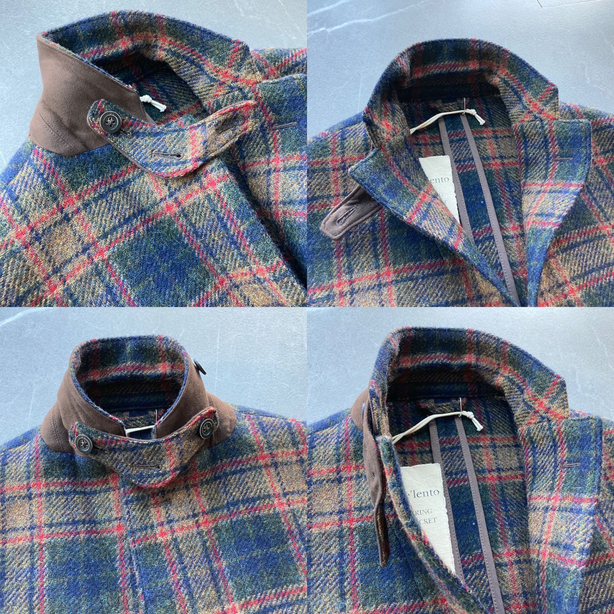 Ring Jacket elento by Ring Jacket Mens Japan Blazer Tweed Hunting Jacket Size 42S - 5 Thumbnail