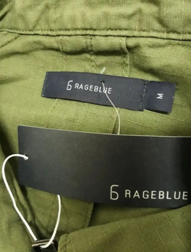 RAGEBLUE 💥Rageblue Green military zipper Shirt Size US M / EU 48-50 / 2 - 3 Thumbnail