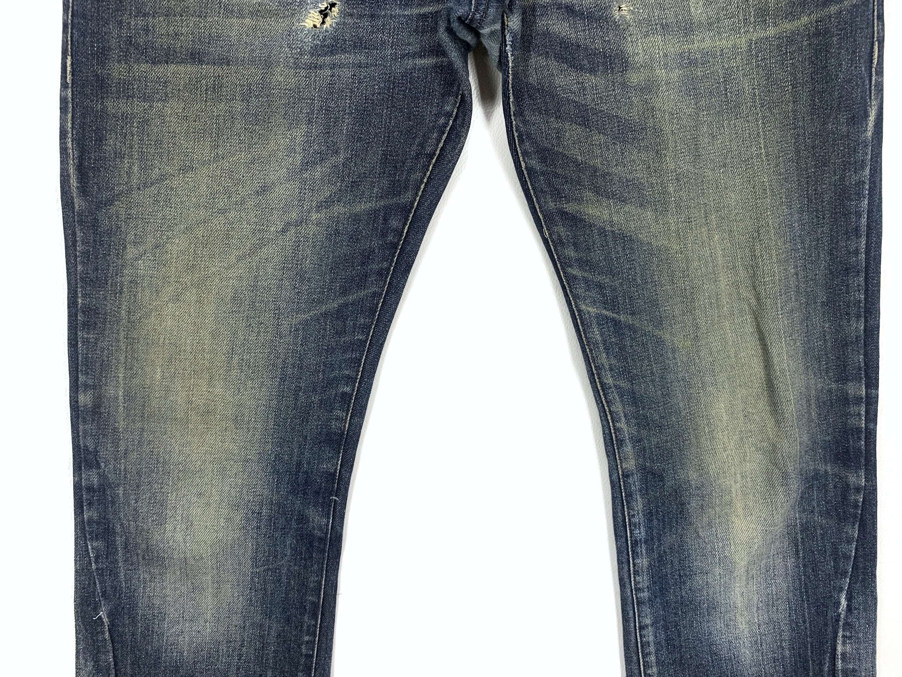 Japanese Brand Custom Culture Distressed Denim Jeans Japanese Jeans Size US 31 - 4 Thumbnail