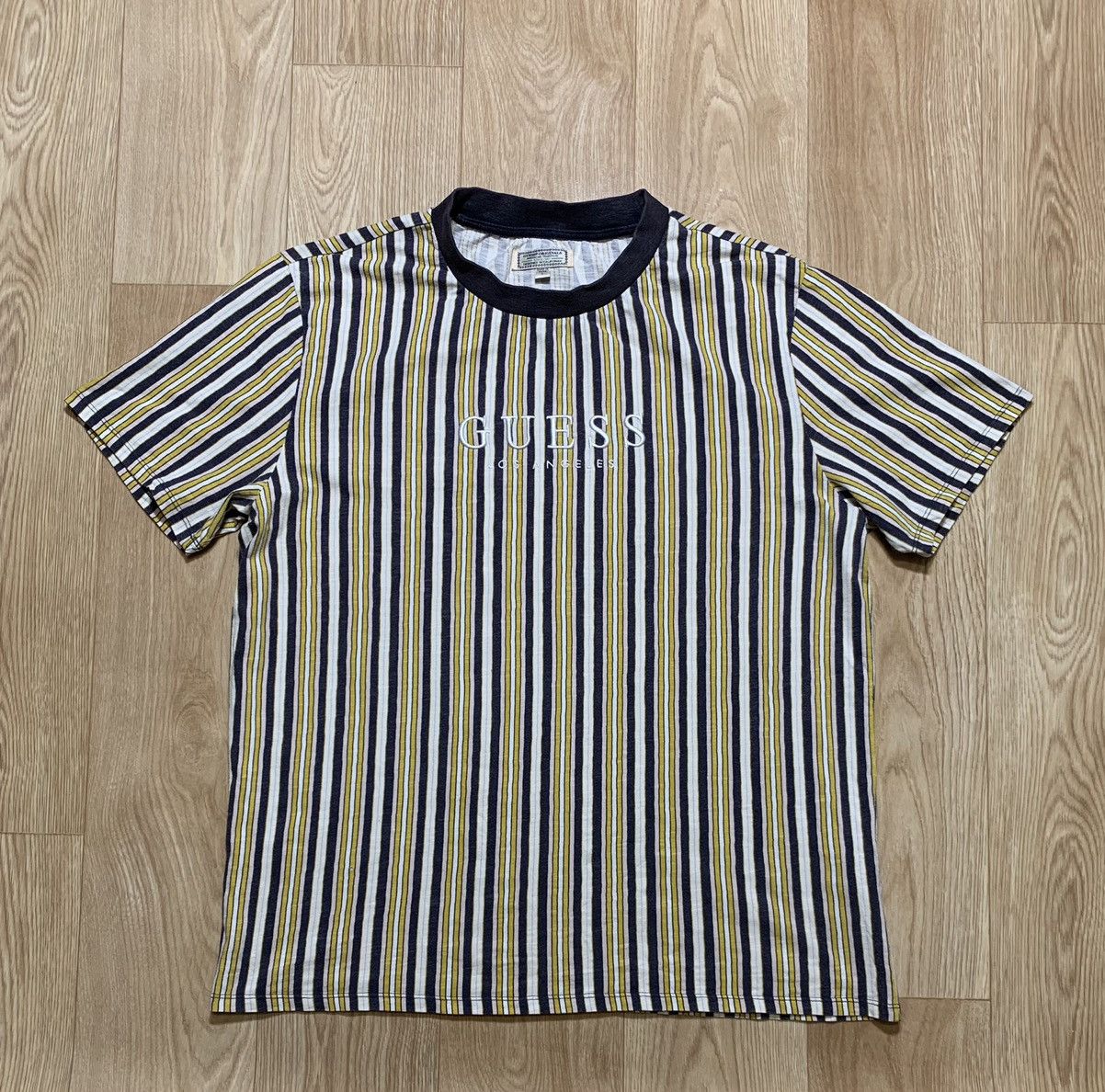 Guess Vintage Guess Striped T-Shirt Size US L / EU 52-54 / 3 - 1 Thumbnail