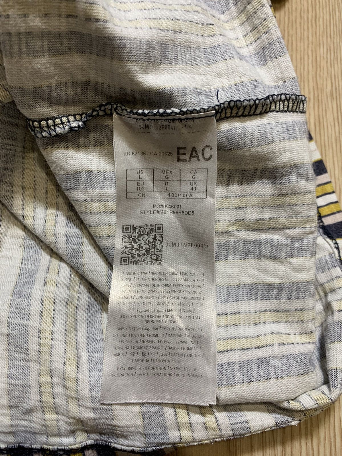 Guess Vintage Guess Striped T-Shirt Size US L / EU 52-54 / 3 - 10 Thumbnail
