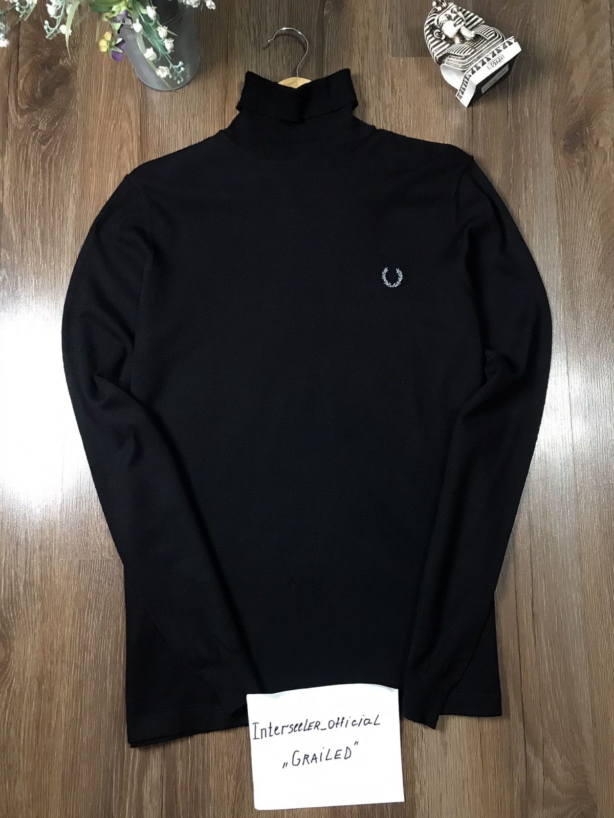 Fred Perry × Raf Simons Raf Simons & Fred Perry Mock Neck sweater Size US M / EU 48-50 / 2 - 2 Thumbnail