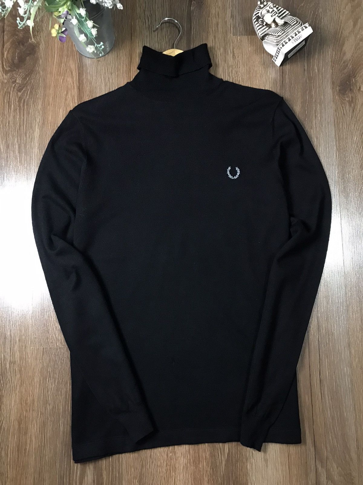 Fred Perry × Raf Simons Raf Simons & Fred Perry Mock Neck sweater Size US M / EU 48-50 / 2 - 1 Thumbnail