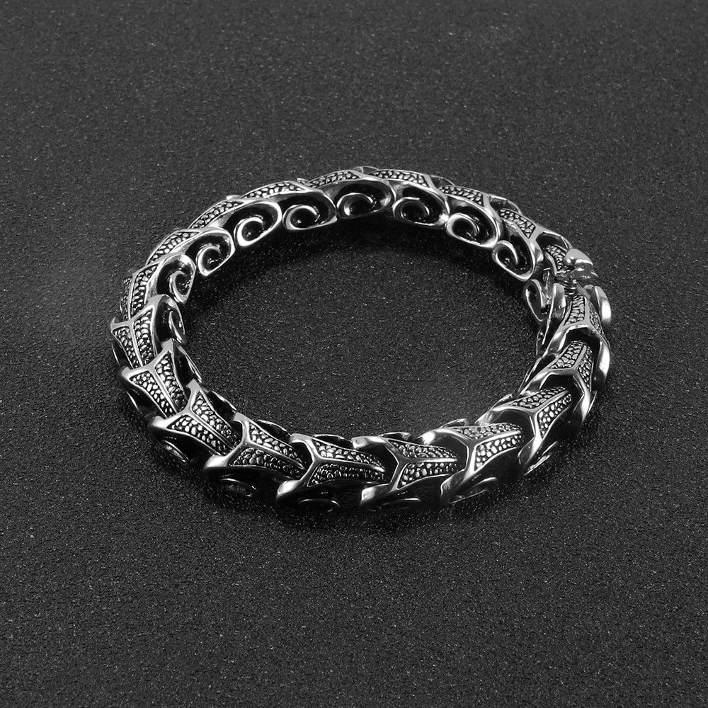 Jewelry Dragon Shape Wristband Bracelet Size ONE SIZE - 1 Thumbnail