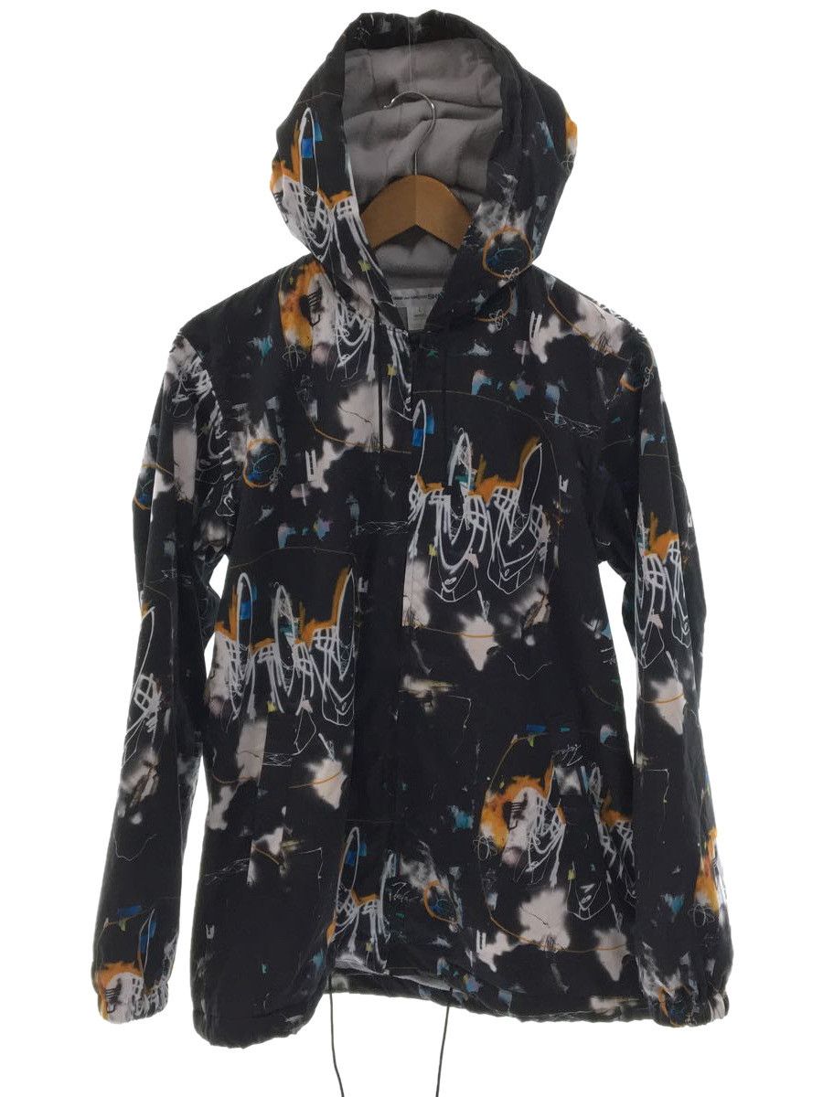Jacket Black Fuchara graphic print parka