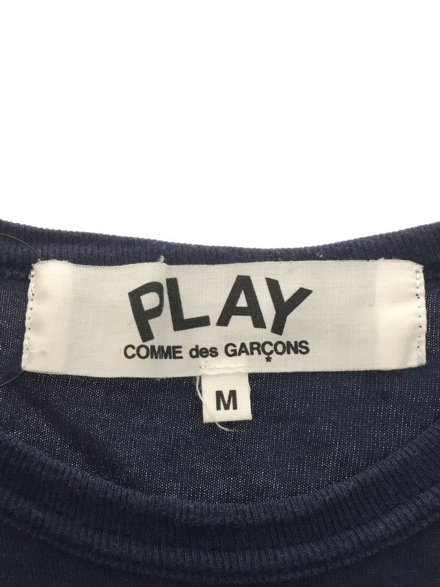 Short Sleeve T-Shirts Navy 3 Hearts Patch Cotton