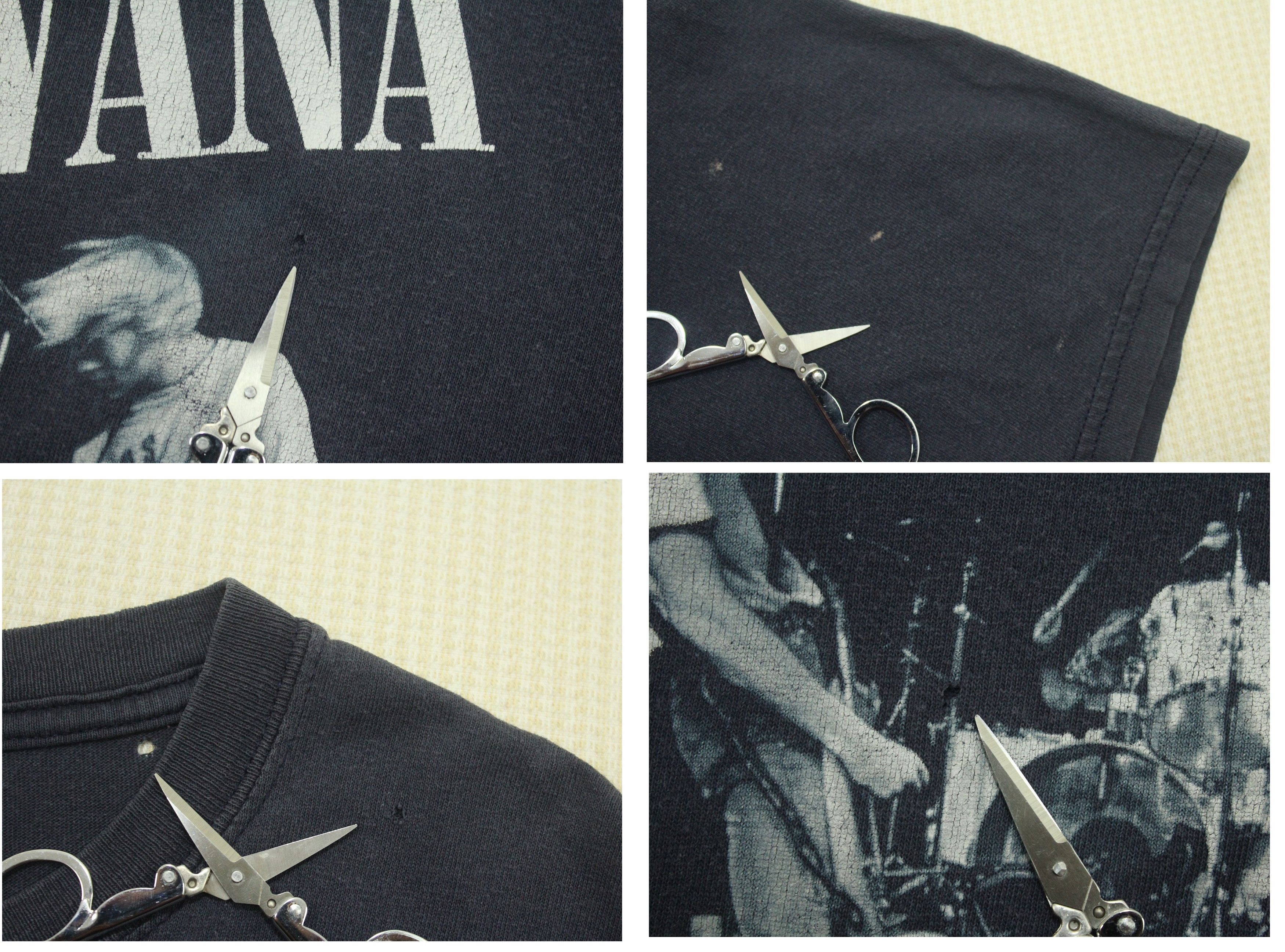 Nirvana Vintage y2k NIRVANA T Shirt Distressed Faded Trashed Grunge Size US XL / EU 56 / 4 - 7 Thumbnail