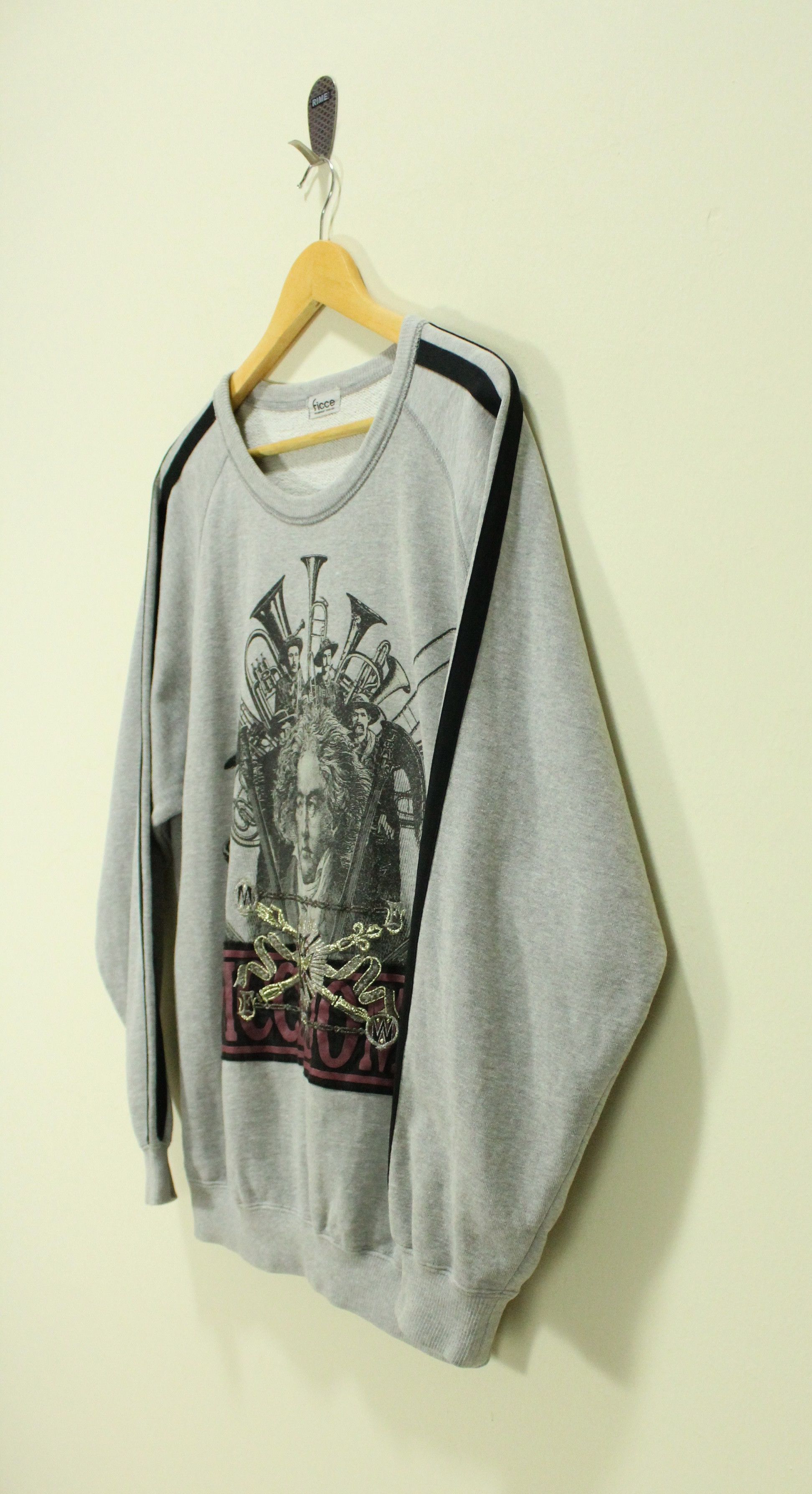 Japanese Brand YOSHIYUKI KONISHI Sweatshirt Beethoven Mozart Bach FICCE Size US M / EU 48-50 / 2 - 2 Thumbnail