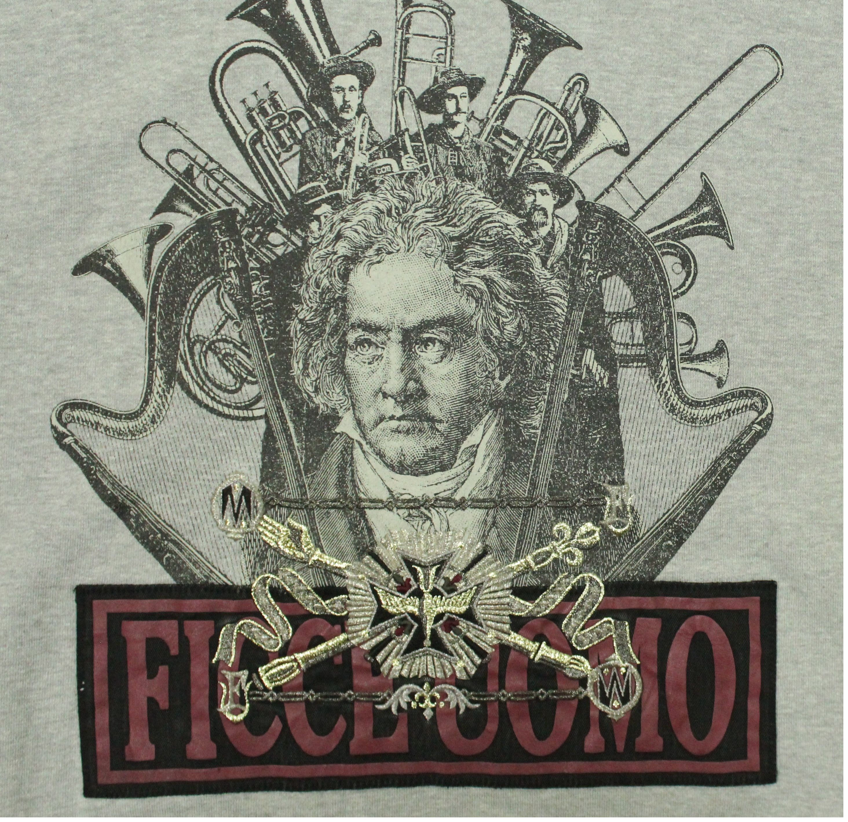 Japanese Brand YOSHIYUKI KONISHI Sweatshirt Beethoven Mozart Bach FICCE Size US M / EU 48-50 / 2 - 5 Thumbnail