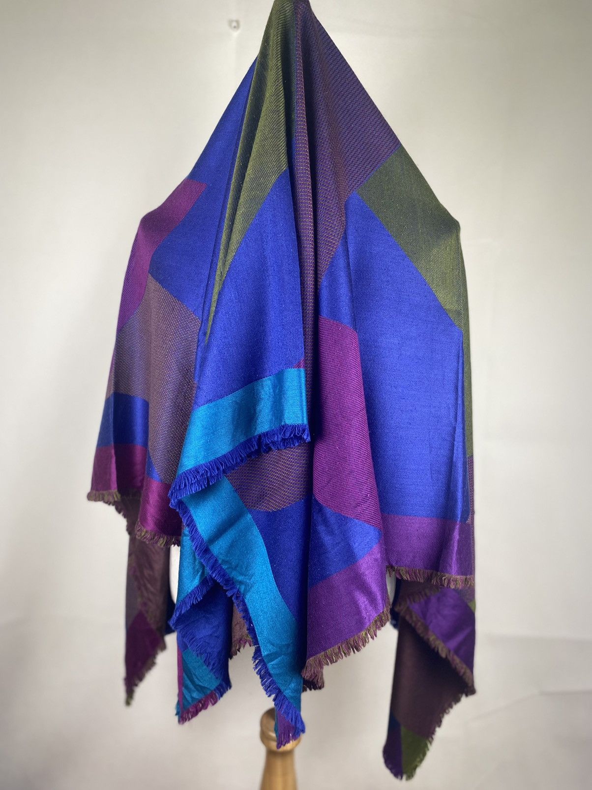 Yves Saint Laurent Vintage Abstract Yves Saint Laurent Big Scarf Muffler Size ONE SIZE - 1 Thumbnail