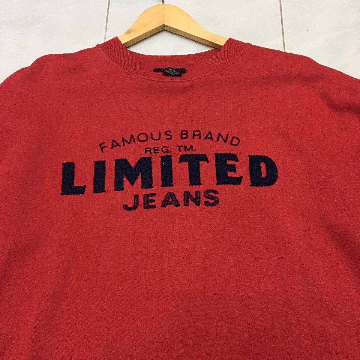 Vintage Vintage Limited Jeans Embroidery Logo Sweatshirt Size US M / EU 48-50 / 2 - 3 Thumbnail