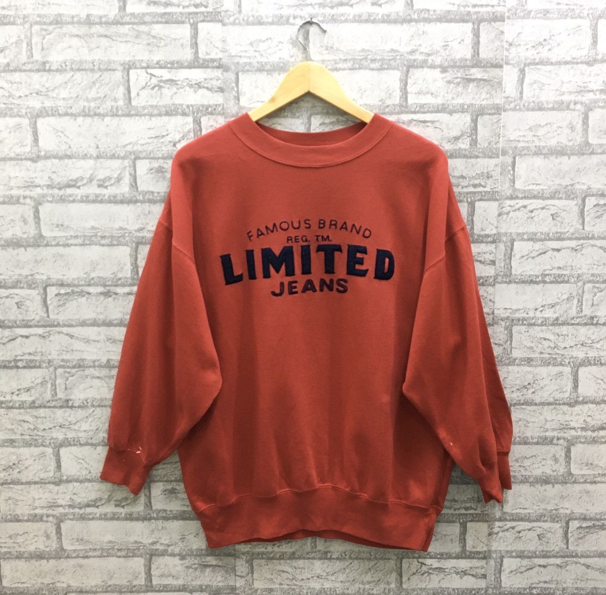 Vintage Vintage Limited Jeans Embroidery Logo Sweatshirt Size US M / EU 48-50 / 2 - 1 Thumbnail