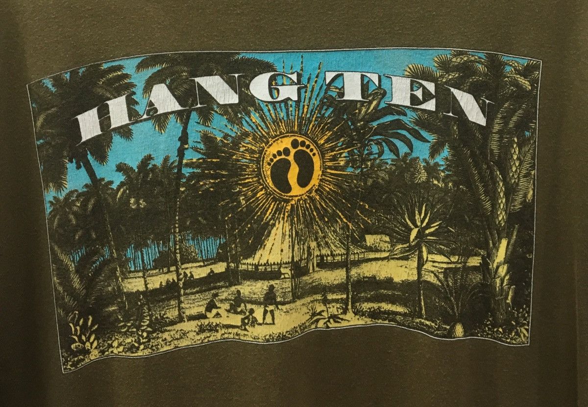 Hang Ten Vintage 90s Hang Ten Backhit Surfing T-shirt Size US L / EU 52-54 / 3 - 5 Thumbnail
