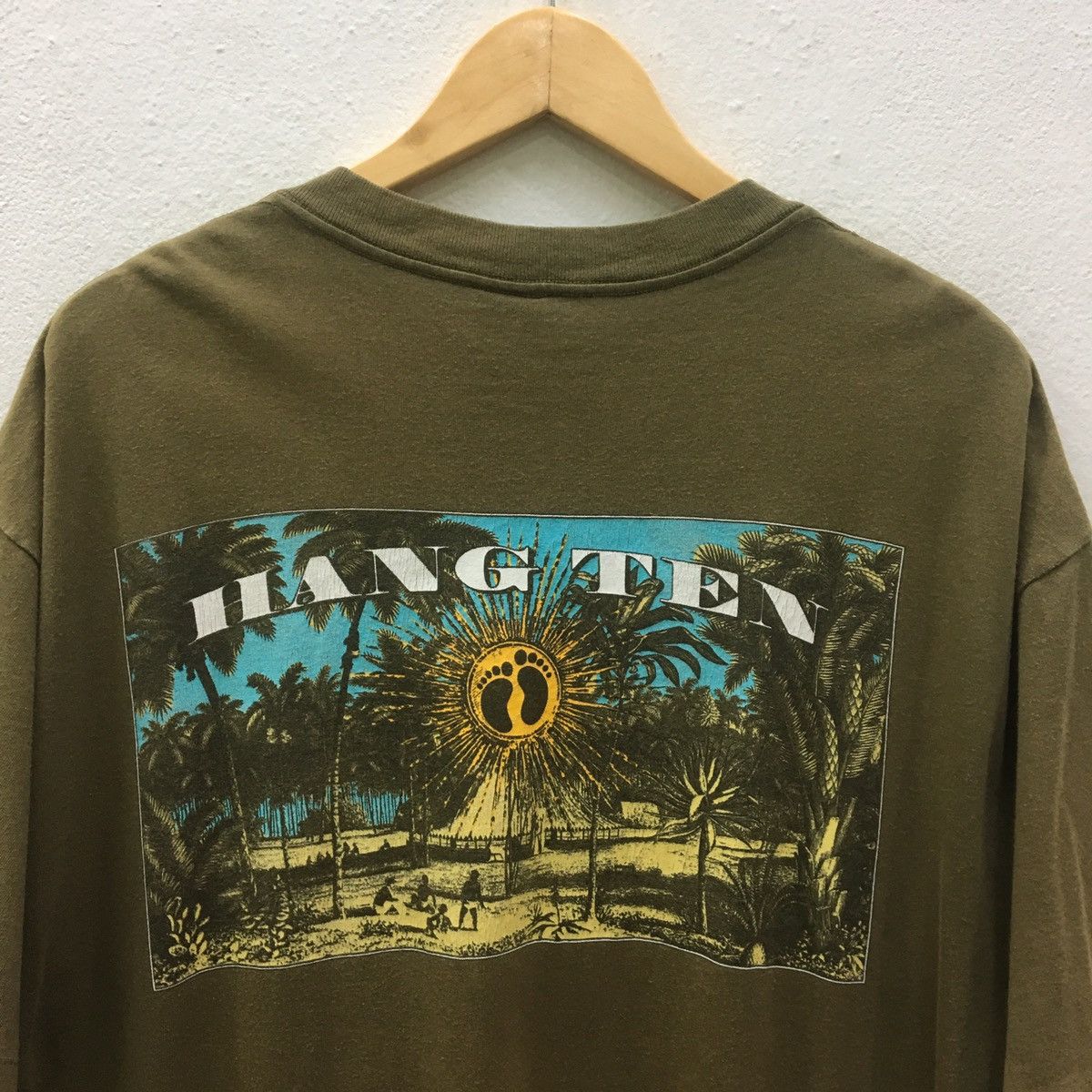 Hang Ten Vintage 90s Hang Ten Backhit Surfing T-shirt Size US L / EU 52-54 / 3 - 4 Thumbnail