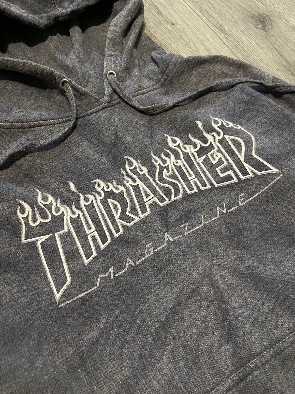 Thrasher Vintage Thrasher Tie Dye Gray Hoodie Size US S / EU 44-46 / 1 - 2 Thumbnail