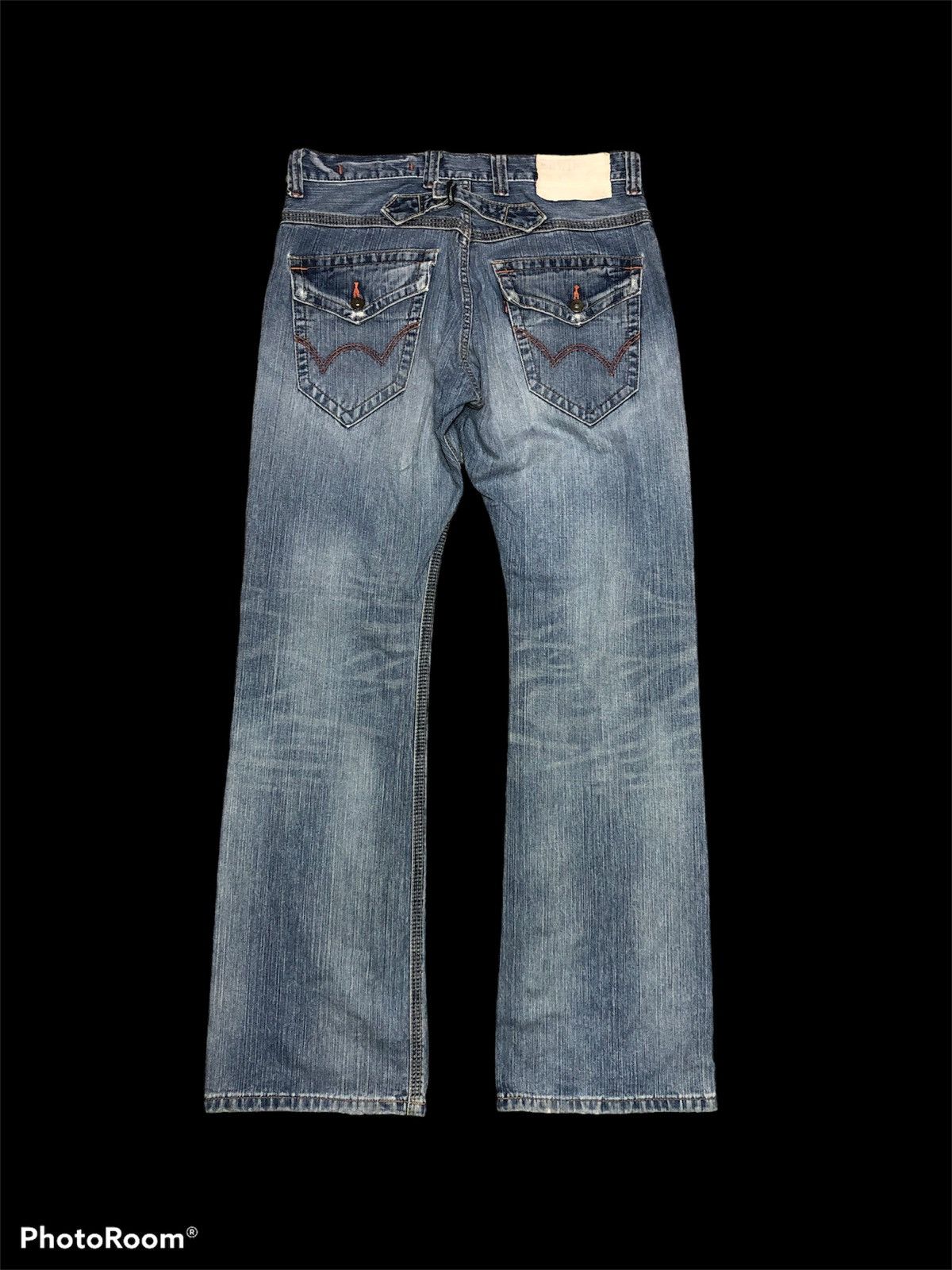 Japanese Brand BOOTCUT EDWIN WASHED BLUE DENIM Size US 32 / EU 48 - 2 Thumbnail