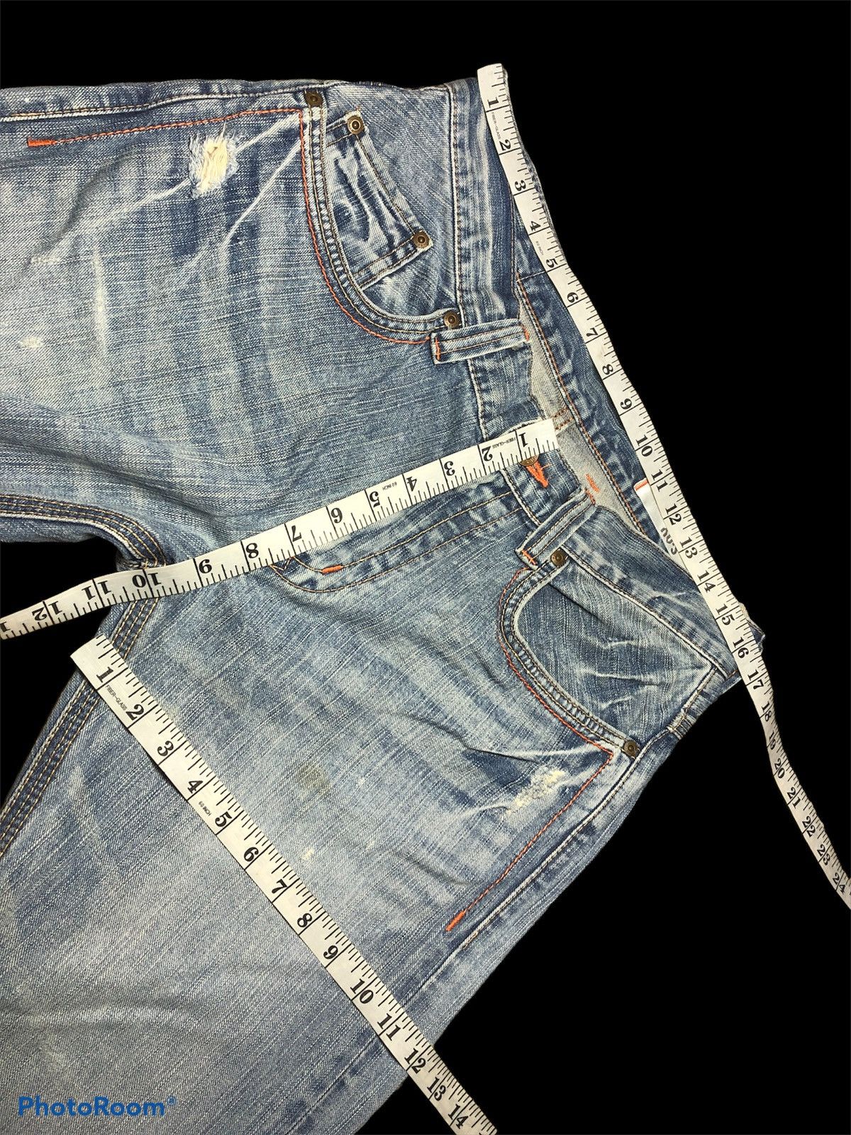 Japanese Brand BOOTCUT EDWIN WASHED BLUE DENIM Size US 32 / EU 48 - 6 Thumbnail