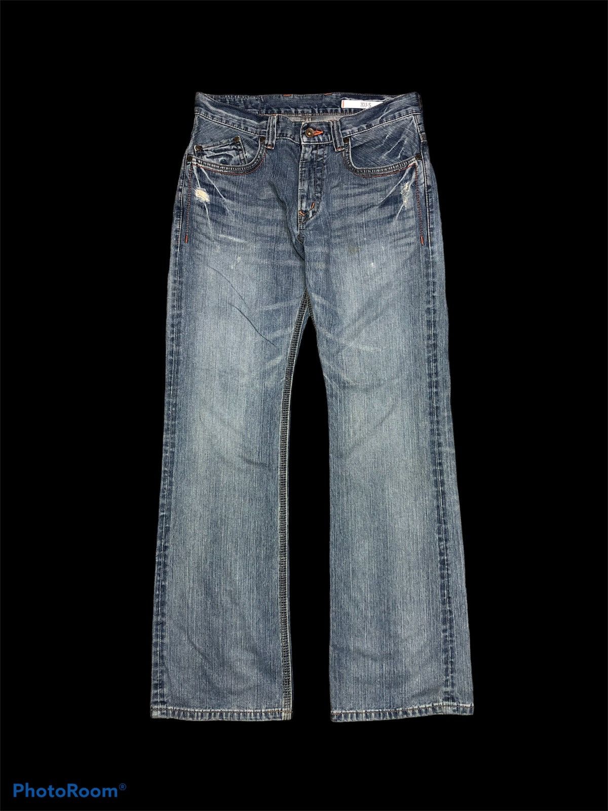Japanese Brand BOOTCUT EDWIN WASHED BLUE DENIM Size US 32 / EU 48 - 1 Thumbnail