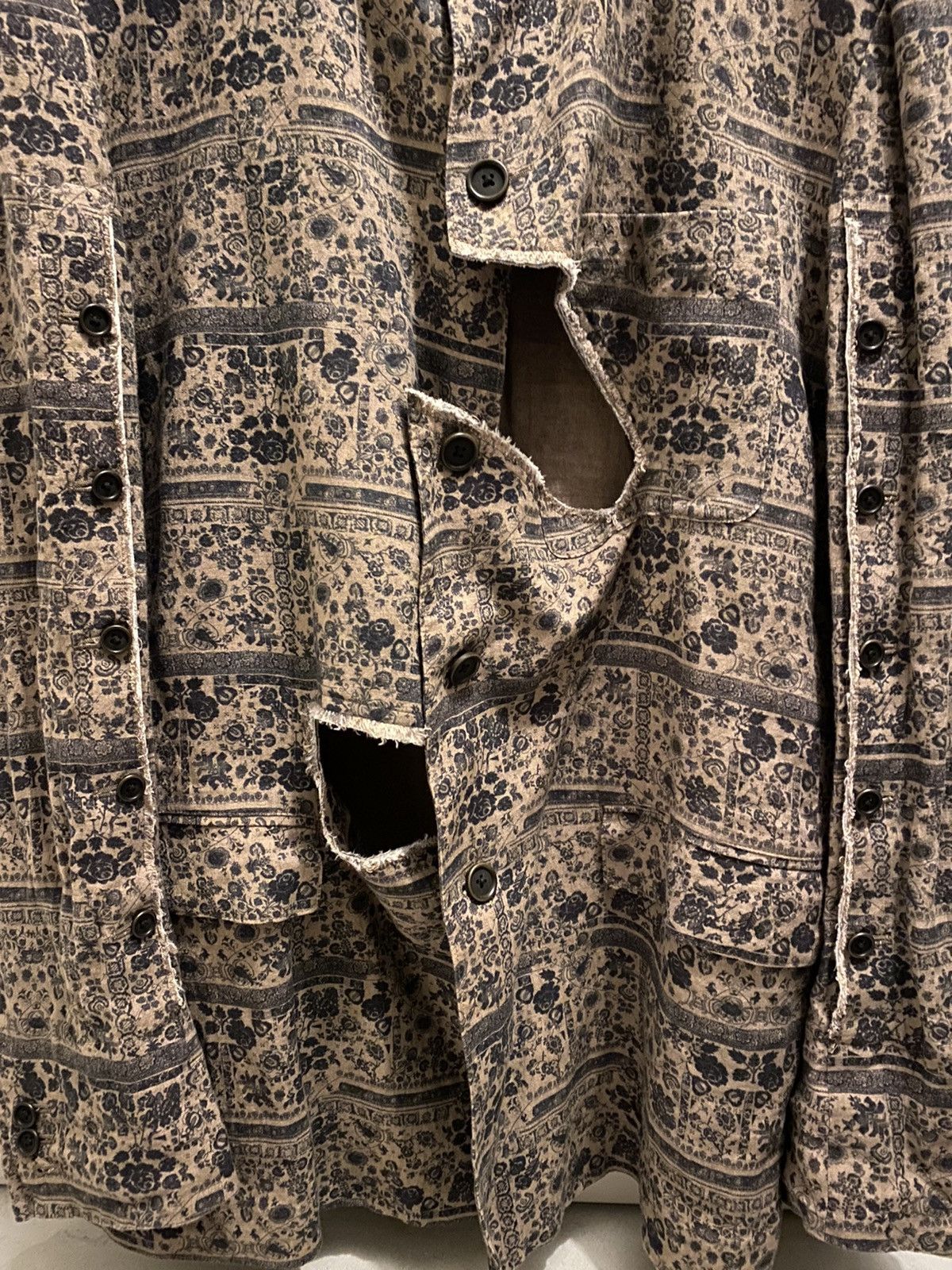 Yohji Yamamoto SS15 Tapestry Jacket Size US M / EU 48-50 / 2 - 3 Thumbnail