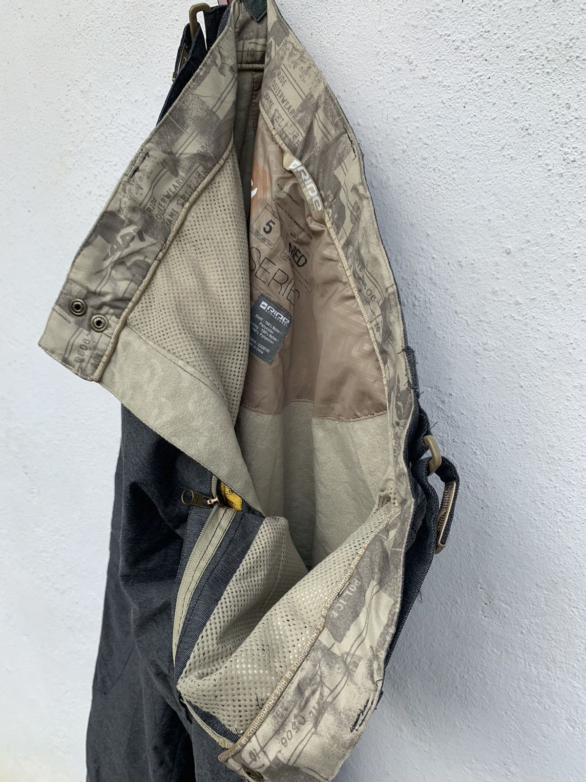 Vintage JAPANESE BRAND RIDE SNOWBOARD PANTS Size US 34 / EU 50 - 17 Thumbnail