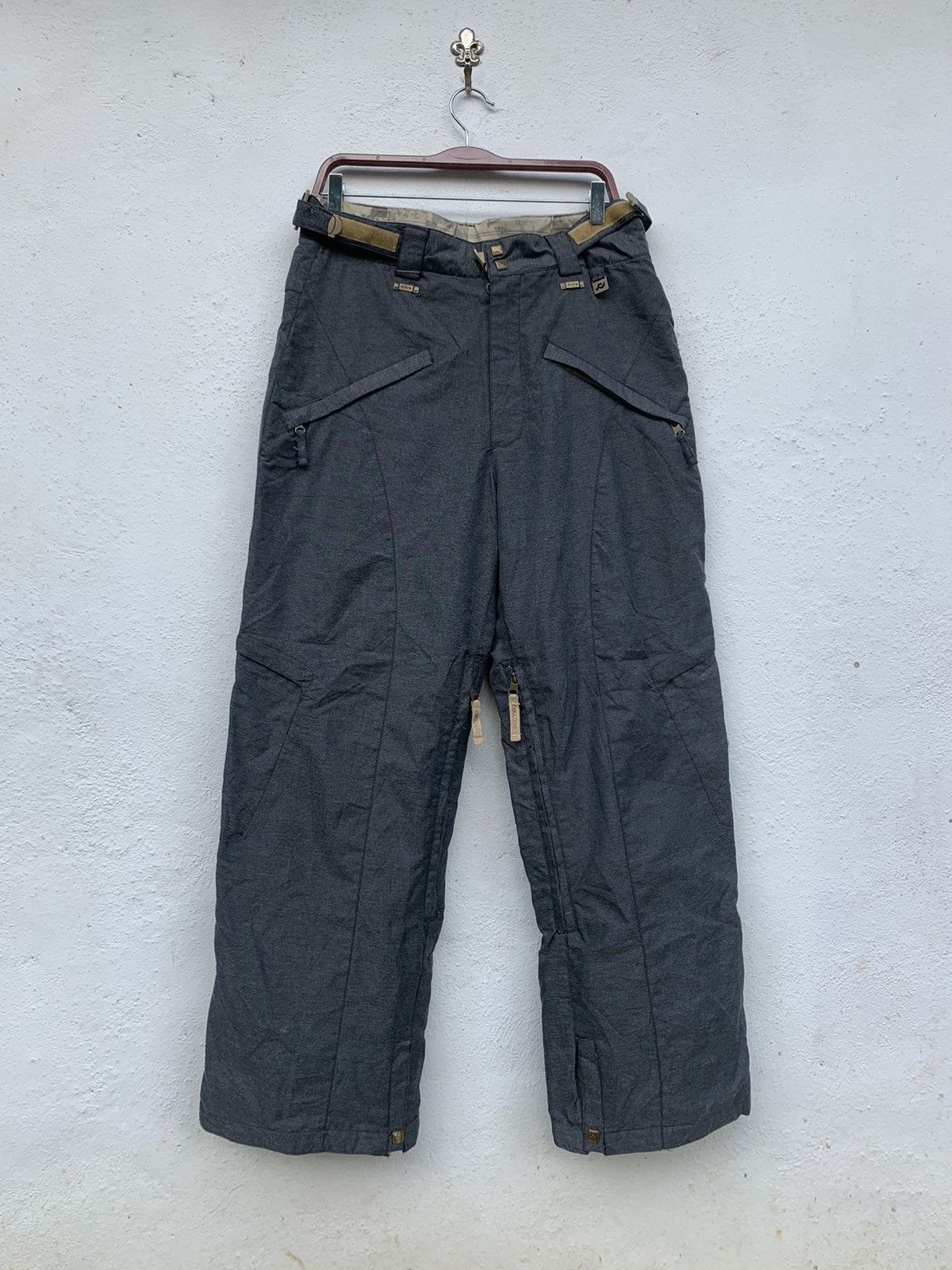 Vintage JAPANESE BRAND RIDE SNOWBOARD PANTS Size US 34 / EU 50 - 4 Thumbnail