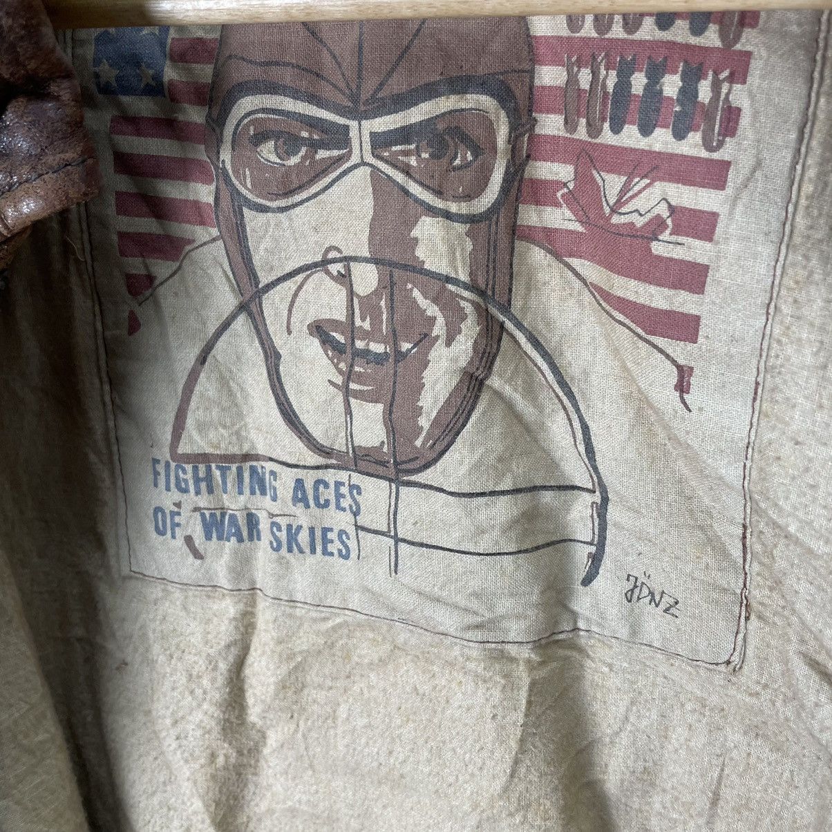 Vintage ❄️VINTAGE OLD FLIGHT A2 LEATHER JACKET Size US M / EU 48-50 / 2 - 10 Thumbnail