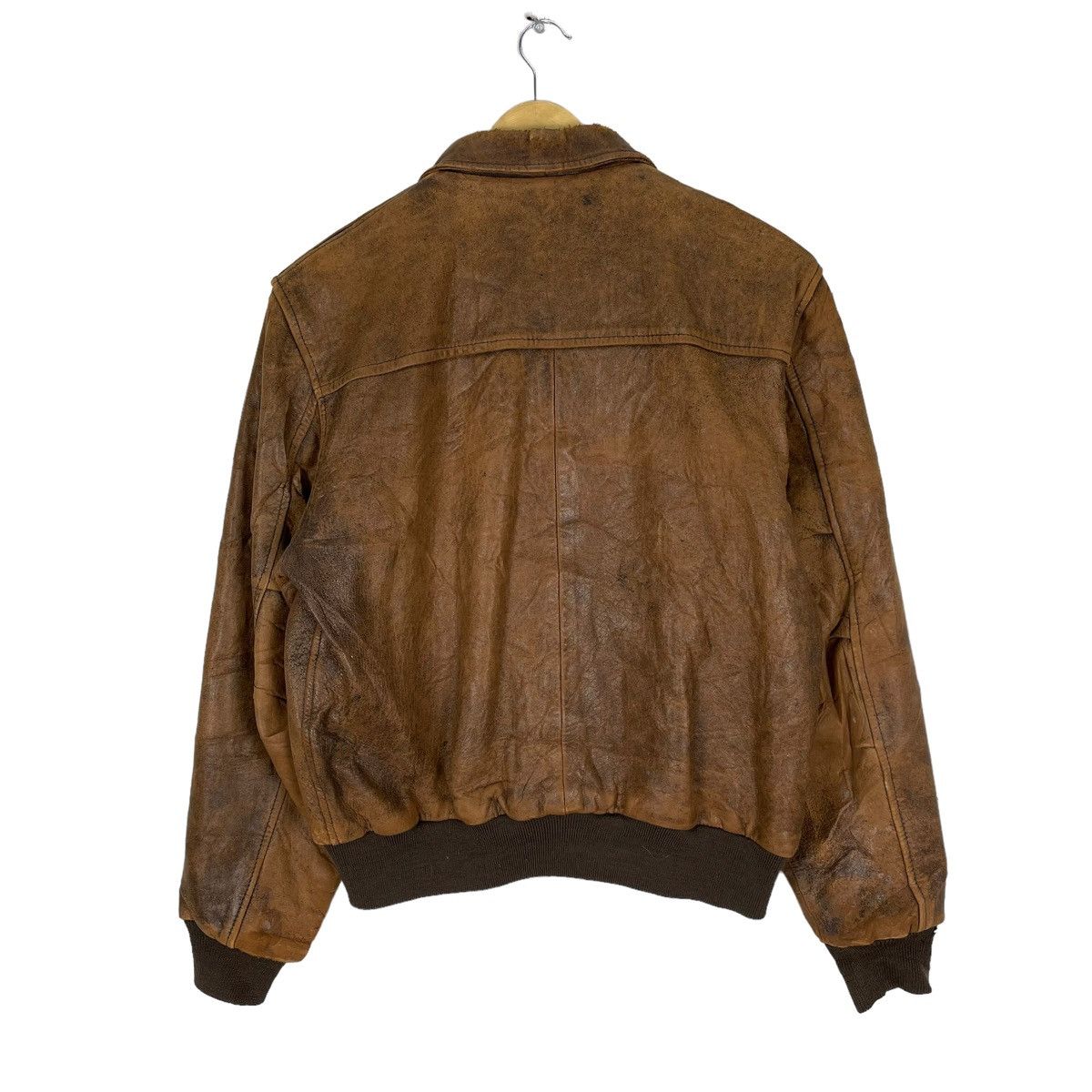 Vintage ❄️VINTAGE OLD FLIGHT A2 LEATHER JACKET Size US M / EU 48-50 / 2 - 8 Thumbnail