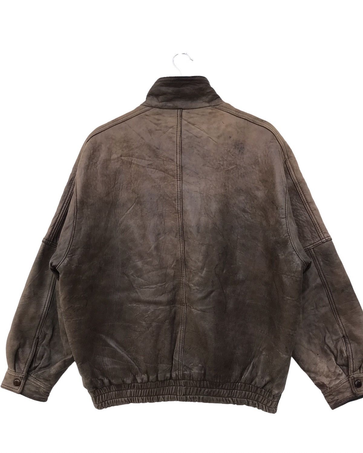 Japanese Brand × Vintage Vintage Time Tide Leather Jacket Size US L / EU 52-54 / 3 - 2 Thumbnail