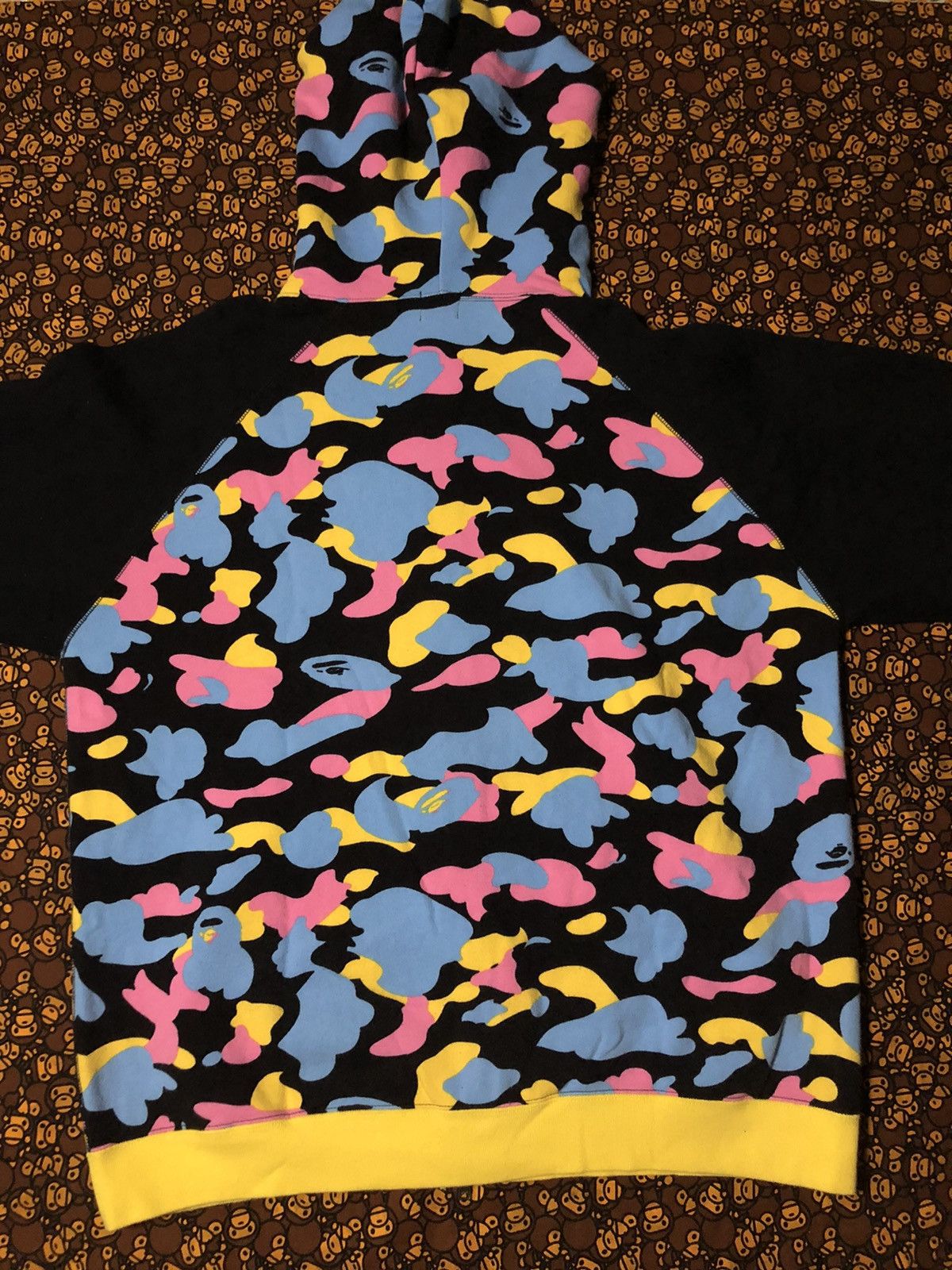Bape Cotton Candy Camo Full Zip Hoodie Size US L / EU 52-54 / 3 - 2 Thumbnail