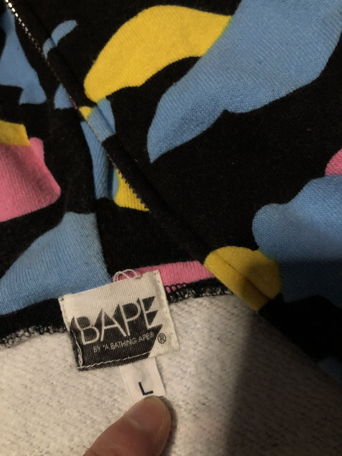Bape Cotton Candy Camo Full Zip Hoodie Size US L / EU 52-54 / 3 - 4 Thumbnail
